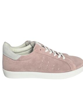 Lazo Halo Eco Suede Sneakers Morganite Pink Womens 10.5 Mens 9 NWT
